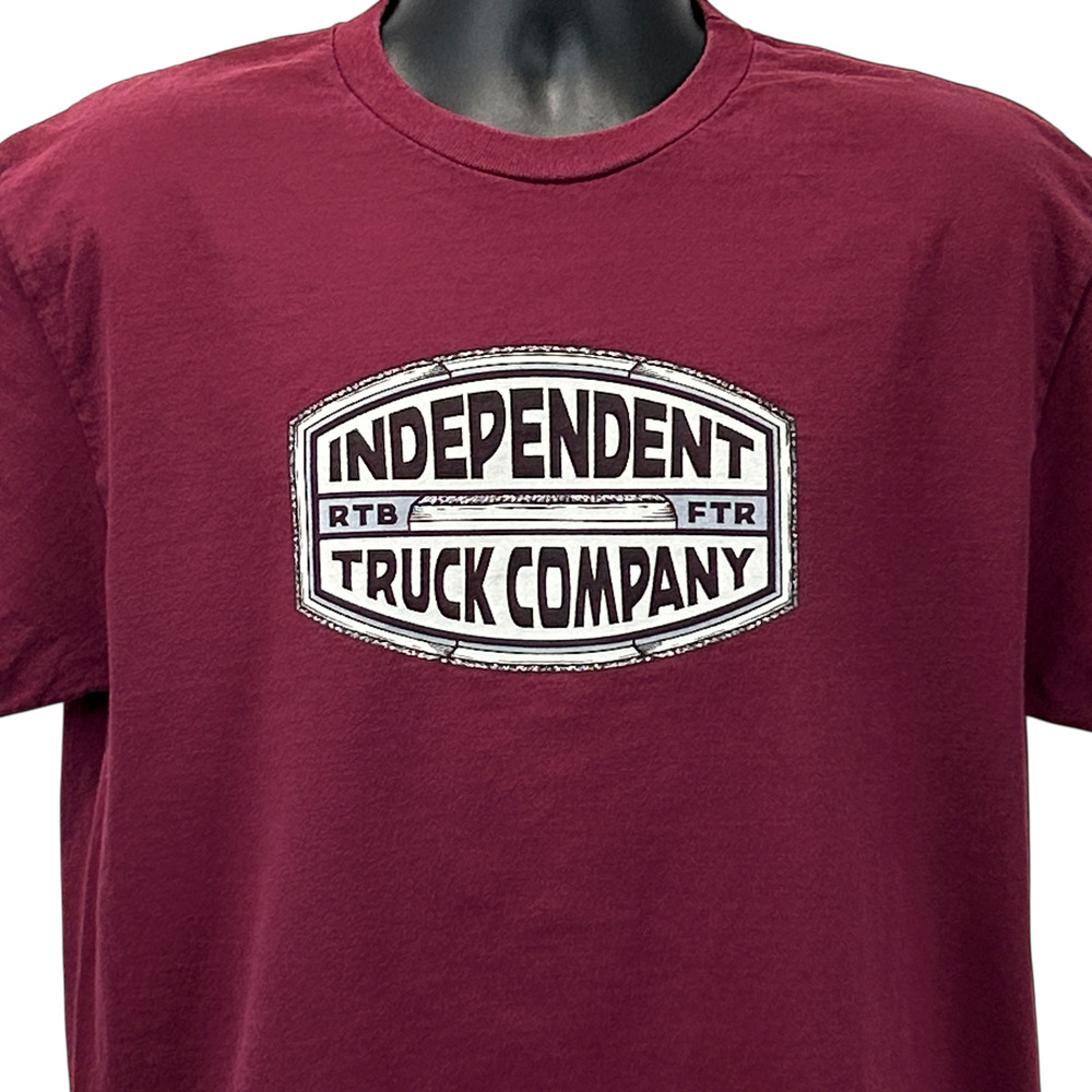 Independent Truck Company T Shirt L Large Red Skater Skating Skateboarding Tee